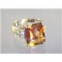 10K, 14K or 18K Gold Ladies Ring, Twilight Fire Topaz, R183