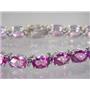 SB002, Pure Pink Topaz, 925 Sterling Silver Bracelet