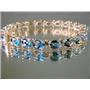 B001, Neptune Garden Topaz Gold Bracelet