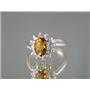 SR235, Citrine, 925 Sterling Silver Ring