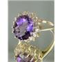 10K, 14K or 18K Gold Ladies Ring, Amethyst, R283
