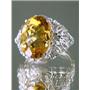 SR260, Citrine 925 Sterling Silver Ring