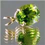 P040, Peridot 14k Gold Pendant