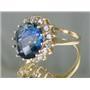 10K, 14K or 18K Gold Ladies Ring, Neptune Garden Topaz, R283
