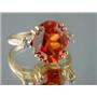10K, 14K or 18K Gold Ladies Ring, Created Padparadscha Sapphire, R150