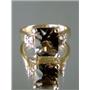 10K, 14K or 18K Gold Ladies Ring, Smoky Quartz, R221