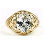 10K, 14K or 18K Gold Ladies Ring, Cubic Zirconia, R004