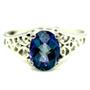 SR305, Neptune Garden Topaz 925 Sterling Silver Ring