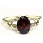 10K, 14K or 18K Gold Ladies Ring, Mozambique Garnet, R300