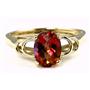 10K, 14K or 18K Gold Ladies Ring, Twilight Fire Topaz, R300