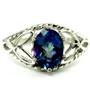 SR137, Neptune Garden Topaz, 925 Sterling Silver Ring