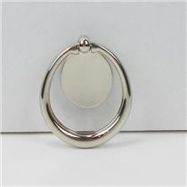 Oval Ring Pulls Polished Nickel Finish - Cabinet Door Furniture Handle