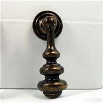 Door Drop Pull Brushed Antique Copper - Cabinet Knob Drawer Furniture Handle