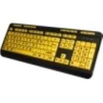 Adesso EasyTouch 132 Florescent Yellow Multimedia Desktop Keyboard AKB-132UY