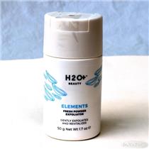 H2O+ Beauty Elements Fresh Powder Exfoliator 1.7 oz Ubx Just mix w/ Water