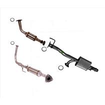 (2) Converters + Muffler for Toyota Tundra Only With Federal Emissions 00-02