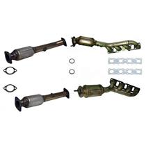 (4) Manifold Catalytic Converter Front & Rear for Nissan Titan 5.6L 2004-2014