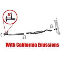 Resonator & Muffler for Nissan Rogue FWD or AWD 2.5L 08-13 CALIFORNIA EMISSIONS