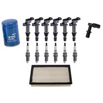 (6) All Ignition Coils Filter 15pc Kit Fits for Jeep Liberty 3.7L 2002-2007