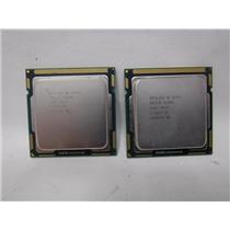 LOT OF 2 Intel Xeon X3440 2.53GHZ Quad-Core LGA1156 SLBLF CPU Processor