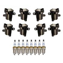 (8) Round Ignition Coil With A.C Iridium Spark Plugs 2007-2013 Tahoe