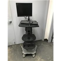4-Tier Computer Cart with 18" Monitor Keyboard & Mouse ONLY