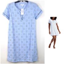 Charter Club Cotton Pajama Sleepshirt Nightgown Medallion Blue Choose Size New