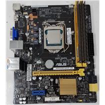 Asus H81M-E/M51AD/DP_MB Motherboard w/i5-4460S @ 2.90 GHz + 8GB DDR3 RAM Bundle