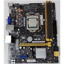 Asus H81M-E/M51AD/DP_MB Motherboard w/i5-4460S @2.90GHz + 8 GB DDR3 RAM Bundle