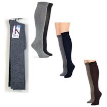 2 Pair Hue Womens Super Soft Knee Socks OS Solid & Marl Choose Color New