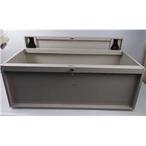 NEW Open Box 36" Wide Metal Locking Office/Desk Horizontal Overhead Cabinet