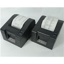 Lot of 2 Fujitsu FP-1000 Ticket/Receipt POS 80mm Thermal Printers KA02066-D107