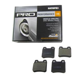 *NEW* Front/Rear Semi Metallic  Disc Brake Pads with Shims - Satisfied PR777