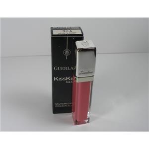 Guerlain KissKiss Gloss 864 Rose SunSet Lipgloss Boxed