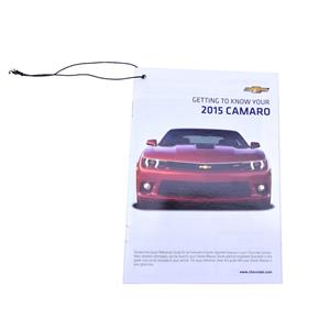 New 2015 Chevy “Getting to Know Your” Camaro Owner’s Reference Manual 23121189