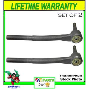 NEW SET Heavy Duty ES2019RLT Steering Tie Rod End Front Outer