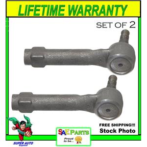 NEW SET Heavy Duty ES2972 Steering Tie Rod End Front Outer