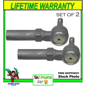 NEW SET Heavy Duty ES3401RL Steering Tie Rod End Front Outer