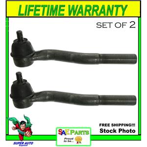 NEW SET Heavy Duty ES3472 Steering Tie Rod End Right Outer