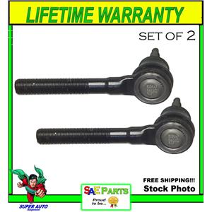 NEW SET Heavy Duty ES3529 Steering Tie Rod End Front Outer