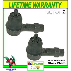 NEW SET Heavy Duty ES3704 Steering Tie Rod End Front Outer