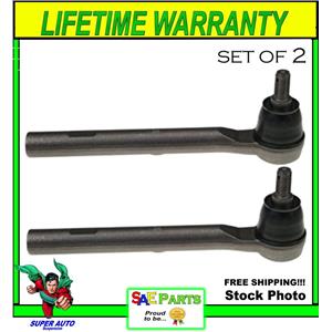 NEW SET Heavy Duty ES800224 Steering Tie Rod End Front Outer