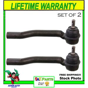 NEW SET Heavy Duty ES800248 Steering Tie Rod End Front Left Outer