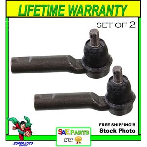 NEW SET Heavy Duty ES80895 Steering Tie Rod End Front Outer