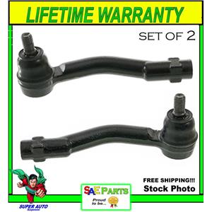 NEW SET Heavy Duty ES3629 & ES3630 Steering Tie Rod End Front Outer