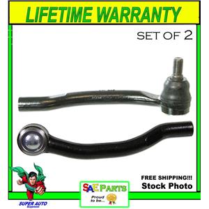 NEW SET Heavy Duty ES3716 & ES3717 Steering Tie Rod End Front Outer