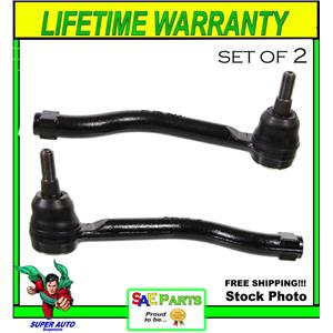 NEW SET Heavy Duty ES800357 & ES800358 Steering Tie Rod End Front Outers