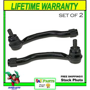 NEW SET Heavy Duty ES800459 & ES800460 Steering Tie Rod End Front Outers
