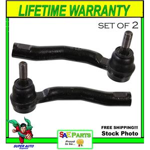 NEW SET Heavy Duty ES80302 & ES80303 Steering Tie Rod End Front Outer L and R