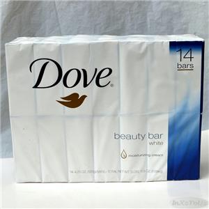 Dove Beauty Bar White 14 - 4.25 oz Bars Sealed Package